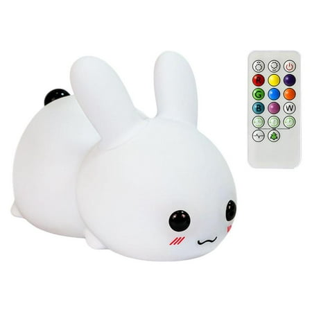 Silicone Bunny Touch Sensor Night Light Colorful Baby Bedroom Bedside Breastfeeding Lamp Nightlight with Remote Kids Gift
Silicone Bunny Touch Sensor Night Light Colorful Baby Bedroom Bedside Breastfeeding Lamp Nightlight with Remote Kids Gift