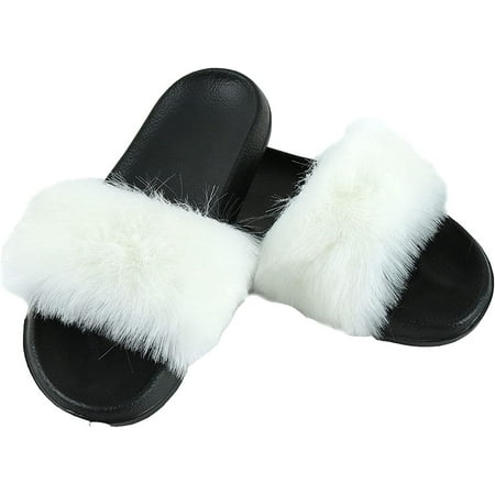CoCopeanut Women s Sandals Summer Sandals Plush Sandals Open Toe Home Sandals Bathroom Sandals Beach Slippers