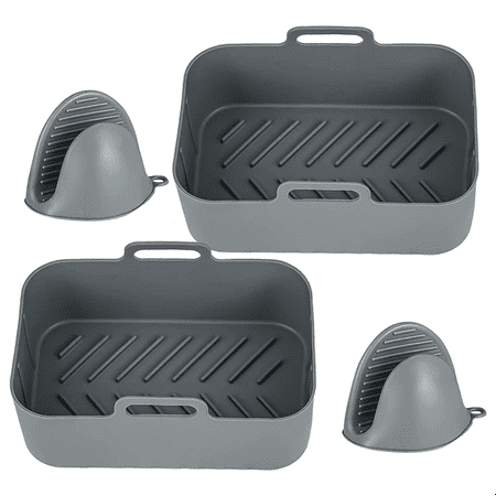 Fryer Silicone Pot Reusable Rectangle Fryer Basket for 8 Qt Fryer Basket Easy Cleaning Fryer Accessories
Fryer Silicone Pot Reusable Rectangle Fryer Basket for 8 Qt Fryer Basket Easy Cleaning Fryer Accessories