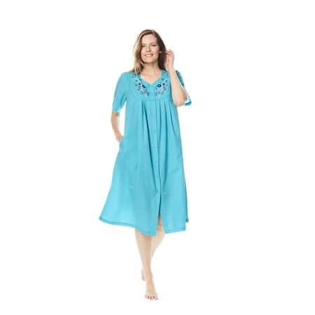 Only Necessities Women s Plus Size Embroidered Bib Seersucker Dress or Nightgown Dress Or Nightgown
Only Necessities Women s Plus Size Embroidered Bib Seersucker Dress or Nightgown Dress Or Nightgown
