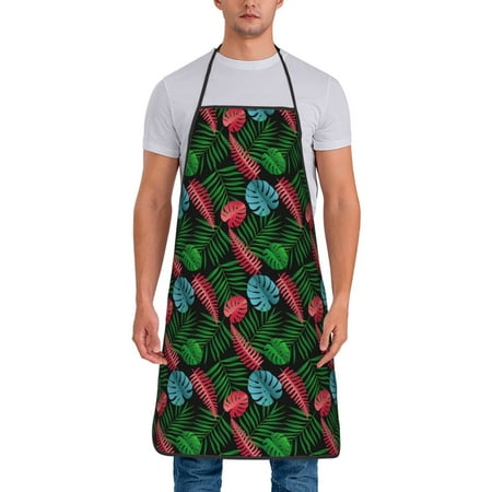 Apron for Men Women Palm Green Leaves Waterproof Chef Kitchen Baking Apron with Long Ties Aprons for Cooking Baking and Gardening Kitchen Collection
Apron for Men Women Palm Green Leaves Waterproof Chef Kitchen Baking Apron with Long Ties Aprons for Cooking Baking and Gardening Kitchen Collection