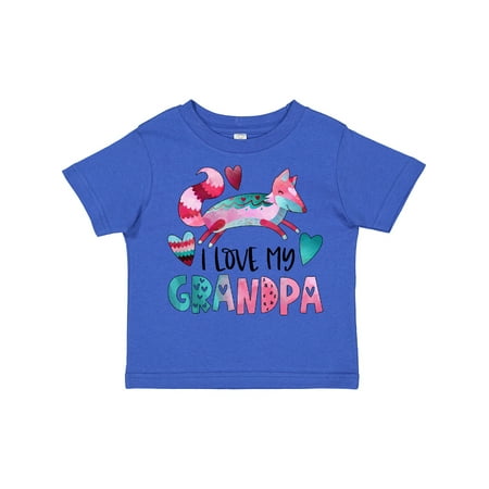 Inktastic I Love My Grandpa Pink and Blue Fox with Hearts Gift Toddler Boy or Toddler Girl T-Shirt
Inktastic I Love My Grandpa Pink and Blue Fox with Hearts Gift Toddler Boy or Toddler Girl T-Shirt