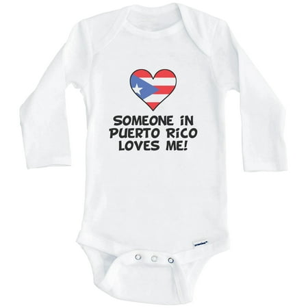 Someone In Puerto Rico Loves Me Puerto Rican Flag Heart One Piece Baby Bodysuit (Long Sleeve) 0-3 Months White
Someone In Puerto Rico Loves Me Puerto Rican Flag Heart One Piece Baby Bodysuit (Long Sleeve) 0-3 Months White