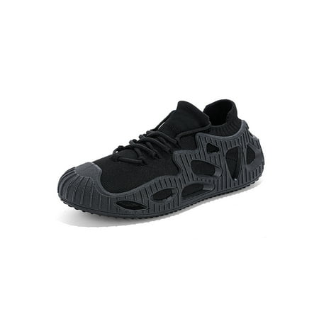 Woobling Unisex Sock Sneakers Lace Up Walking Shoes Slip On Flats Sports Casual Shoe Non-Slip Knit Upper Breathable Black 7.5
Woobling Unisex Sock Sneakers Lace Up Walking Shoes Slip On Flats Sports Casual Shoe Non-Slip Knit Upper Breathable Black 7.5