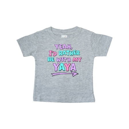 Inktastic Yeah I d Rather be with My Yaya in Pink Blue and Purple Gift Baby Boy or Baby Girl T-Shirt
Inktastic Yeah I d Rather be with My Yaya in Pink Blue and Purple Gift Baby Boy or Baby Girl T-Shirt