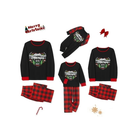 Huakaishijie Matching Family Pajamas Sets Christmas PJ s Heart Graphic Plaid Printed Long Sleeve Tee and Bottom Loungewear
Huakaishijie Matching Family Pajamas Sets Christmas PJ s Heart Graphic Plaid Printed Long Sleeve Tee and Bottom Loungewear