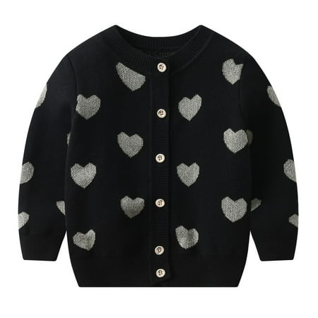 Girls Knitted Cardigan Round Neck Spring Sweater Newborn Baby Girl Cotton Heart-Shaped Sweater Coat 1-7 Years
Girls Knitted Cardigan Round Neck Spring Sweater Newborn Baby Girl Cotton Heart-Shaped Sweater Coat 1-7 Years