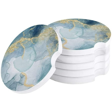 KXMDXA Abstract Marble Texture Blue Set of 4 Car Coaster for Drinks Absorbent Ceramic Stone Coasters Cup Mat with Cork Base for Home Kitchen Room Coffee Table Bar Decor
KXMDXA Abstract Marble Texture Blue Set of 4 Car Coaster for Drinks Absorbent Ceramic Stone Coasters Cup Mat with Cork Base for Home Kitchen Room Coffee Table Bar Decor