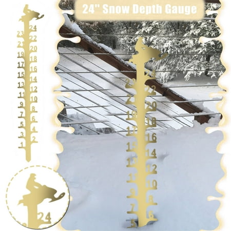 WEPRO Rain Snowmobile Measure Outdoor Christmas Snow Garden Gauge Metal Pile Snow Garden Handmade 24‘‘Snow Gauge Gift Gauge Decoration Gauge Temperature Instruments
WEPRO Rain Snowmobile Measure Outdoor Christmas Snow Garden Gauge Metal Pile Snow Garden Handmade 24‘‘Snow Gauge Gift Gauge Decoration Gauge Temperature Instruments