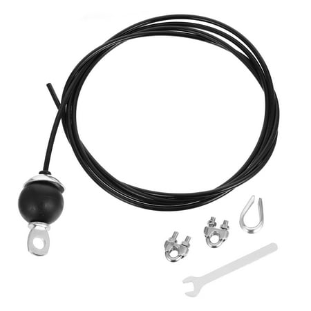 HEMOTON 1 Set 2.5 Meters DIY Fitness Accessories Wire Rope Adjustable Gym Wire Rope