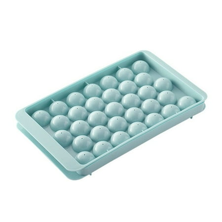 Ice Cube Tray With Lid Ice Cube Mold Circle Ice Cube For Kitchen Bar Ice Cubes Making Cocktail Whisy DIY Reusable Ice Mould