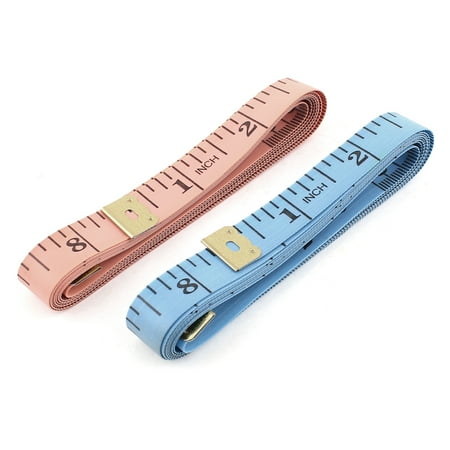 2Pcs Measuring Ruler Sewing Cloth Tailor Soft Flat Tape Measure 150cm