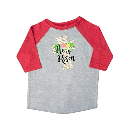 Inktastic He is Risen Cross with Script and Flowers Gift Toddler Boy or Toddler Girl T-Shirt
Inktastic He is Risen Cross with Script and Flowers Gift Toddler Boy or Toddler Girl T-Shirt