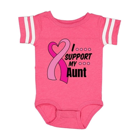 Inktastic Breast Cancer Awareness I Support My Aunt with Pink Ribbon Gift Baby Boy or Baby Girl Bodysuit
Inktastic Breast Cancer Awareness I Support My Aunt with Pink Ribbon Gift Baby Boy or Baby Girl Bodysuit