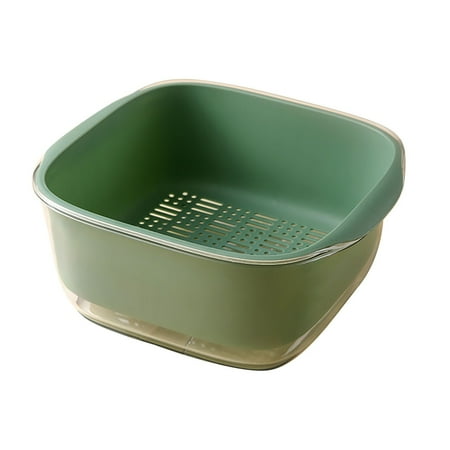 Kitchen Gadgets Kitchen Strainer Colander Bowl Set Double Layer Plastic Fruits Vegetable Washing Basket Drain Bowls For Cleaning Washing Mixing Detachable Kitchen Organization
Kitchen Gadgets Kitchen Strainer Colander Bowl Set Double Layer Plastic Fruits Vegetable Washing Basket Drain Bowls For Cleaning Washing Mixing Detachable Kitchen Organization
