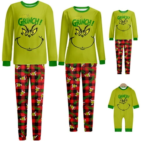 Grinch Family Christmas Pajamas Matching Sets - Family Christmas PJs Matching SetsHoliday PJs for Adults Kids
Grinch Family Christmas Pajamas Matching Sets - Family Christmas PJs Matching SetsHoliday PJs for Adults Kids