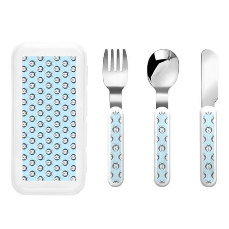 Bingfone Husky Head Print Toddler Utensils Kids Silverware 3pcs Safety Stainless Steel Toddler Fork Spoon Knife Set Children Flatware Set
Bingfone Husky Head Print Toddler Utensils Kids Silverware 3pcs Safety Stainless Steel Toddler Fork Spoon Knife Set Children Flatware Set