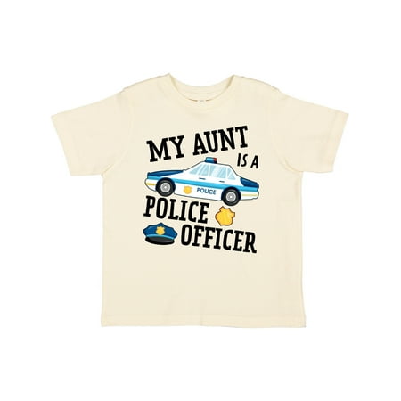 Inktastic My Aunt is a Police Officer Gift Toddler Boy or Toddler Girl T-Shirt