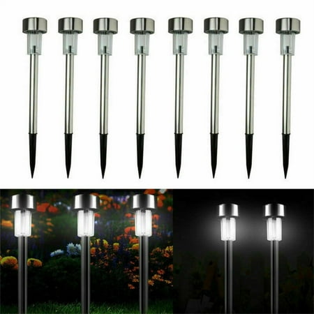 EJWQWQE 8PCS Garden Outdoor Stainless Steel LED Solar Landscap E Pat H Lights Yard Lamp
EJWQWQE 8PCS Garden Outdoor Stainless Steel LED Solar Landscap E Pat H Lights Yard Lamp