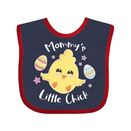 Inktastic Happy Easter Mommy s Little Chick Gift Baby Girl Bib