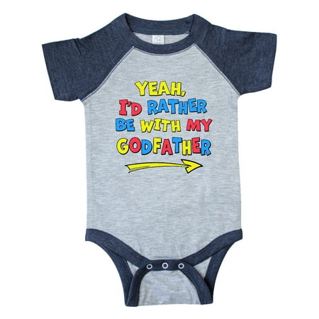Inktastic Yeah I d Rather be with My Godfather in Red Yellow and Blue Gift Baby Boy or Baby Girl Bodysuit
Inktastic Yeah I d Rather be with My Godfather in Red Yellow and Blue Gift Baby Boy or Baby Girl Bodysuit