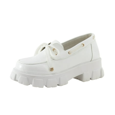 Vedolay Women Casual Shoes Ladies Fashion Solid Color Leather Bow Casual Single Shoes Round Toe Business Casual Shoes For Women(White 7.5)
Vedolay Women Casual Shoes Ladies Fashion Solid Color Leather Bow Casual Single Shoes Round Toe Business Casual Shoes For Women(White 7.5)
