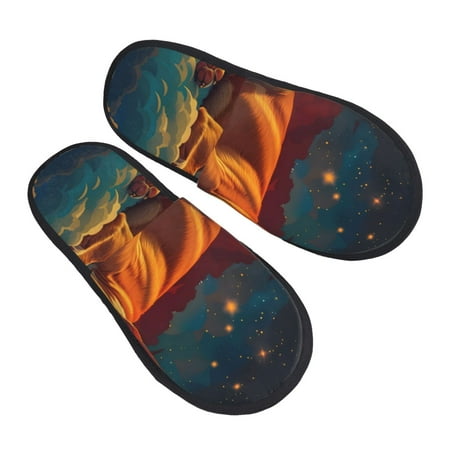 Ocsxa Mens Womens Cozy Memory Foam Scuff Slippers Slip On Warm House Shoes Indoor/Outdoor Colorful Starry Sky Sleep Dog Designs-Medium
Ocsxa Mens Womens Cozy Memory Foam Scuff Slippers Slip On Warm House Shoes Indoor/Outdoor Colorful Starry Sky Sleep Dog Designs-Medium