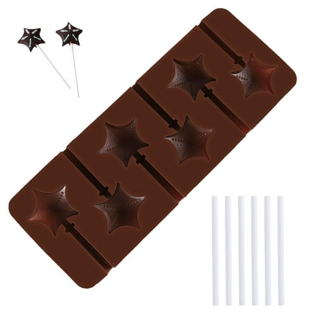 Hi.FANCY Star chocolate mold Star candy mold Silicone pastry mold Chocolate candy mould Lollipop mold
Hi.FANCY Star chocolate mold Star candy mold Silicone pastry mold Chocolate candy mould Lollipop mold
