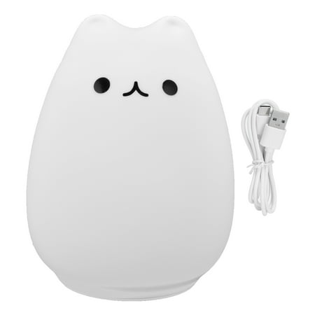 Cat Shaped Night Light USB Charging Silicone Color Changing LED Touch Ambient Lamp for Bedroom
Cat Shaped Night Light USB Charging Silicone Color Changing LED Touch Ambient Lamp for Bedroom