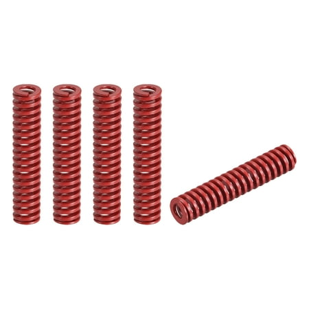 Die Spring 5 Pack 14mm OD 70mm Long Spiral Stamping Medium Load Die Springs Red