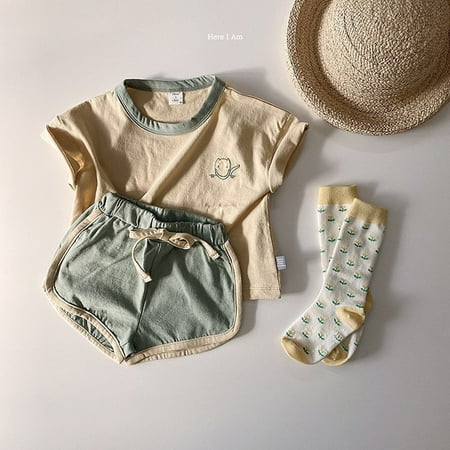 DancePeanut Summer Children s Shorts Suit Boys Girls Cartoon Rabbit Round Neck Short Sleeve Pullover Top Elastic Shorts Sports Clothing Suit
DancePeanut Summer Children s Shorts Suit Boys Girls Cartoon Rabbit Round Neck Short Sleeve Pullover Top Elastic Shorts Sports Clothing Suit