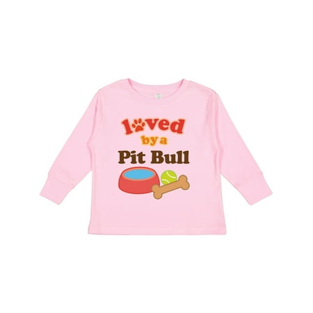 Inktastic Pit Bull Loved by a (Dog Breed) Gift Toddler Boy or Toddler Girl Long Sleeve T-Shirt
Inktastic Pit Bull Loved by a (Dog Breed) Gift Toddler Boy or Toddler Girl Long Sleeve T-Shirt