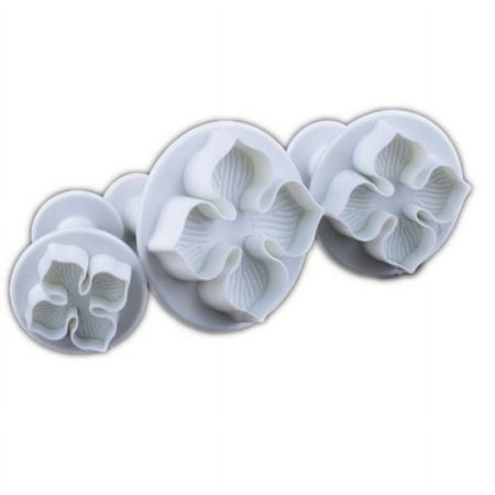 Hydrangea Fondant Cutter 3pcs Hydrangea Shaped Sugarcraft Fondant Cake Biscuit Plungers Cutters Molds in Different Sizes (White)
Hydrangea Fondant Cutter 3pcs Hydrangea Shaped Sugarcraft Fondant Cake Biscuit Plungers Cutters Molds in Different Sizes (White)