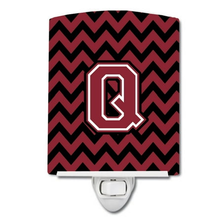Caroline s Treasures CJ1052-QCNL Letter Q Chevron Garnet and Black Ceramic Night Light 6x4x3 multicolor
Caroline s Treasures CJ1052-QCNL Letter Q Chevron Garnet and Black Ceramic Night Light 6x4x3 multicolor