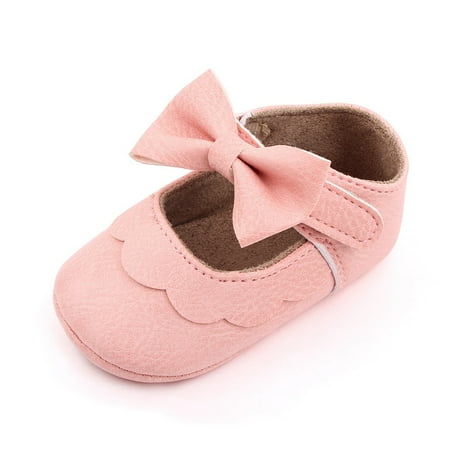 Miyanuby Baby Girls Bowknot Mary Jane Flats Wedding Princess Dress Rubber Sole PU Leather Infant Toddler First Walking Shoes Pink 0-18M
Miyanuby Baby Girls Bowknot Mary Jane Flats Wedding Princess Dress Rubber Sole PU Leather Infant Toddler First Walking Shoes Pink 0-18M