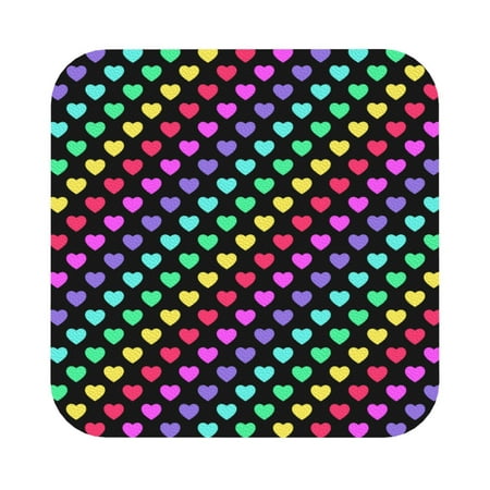 Coaee Rainbow Hearts Print Leather Coasters Set of 6 Non-Slip Washable Cup Coasters for Home Office Bar Square
Coaee Rainbow Hearts Print Leather Coasters Set of 6 Non-Slip Washable Cup Coasters for Home Office Bar Square