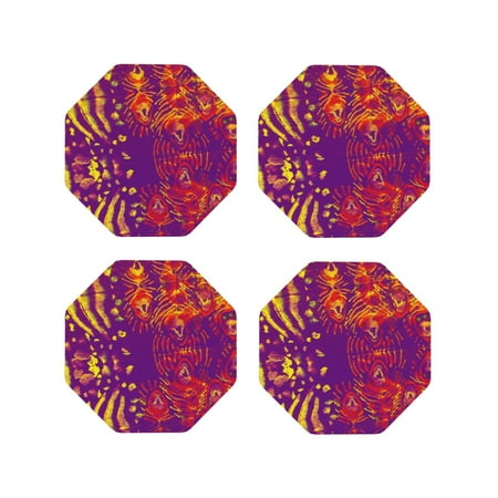 Vsdgher Bright Textured Animal Leather Coasters for Drinks Durable Drink Coasters 4 Set for Tabletop Protection Luxurious Home Décor and Housewarming Gift-Octagon
Vsdgher Bright Textured Animal Leather Coasters for Drinks Durable Drink Coasters 4 Set for Tabletop Protection Luxurious Home Décor and Housewarming Gift-Octagon