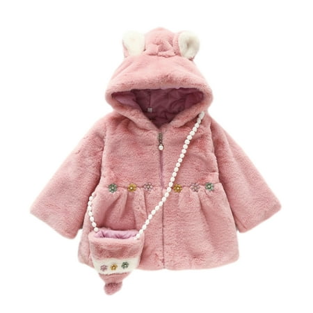 Winter Savings Clearance! SuoKom Toddler Baby Girls Winter Clothing Ears Hooded Thicken Warm Outerwear Flowers Jacket With Bag Baby Sweater Girls Outerwear Jackets & Coats Hot Pink
Winter Savings Clearance! SuoKom Toddler Baby Girls Winter Clothing Ears Hooded Thicken Warm Outerwear Flowers Jacket With Bag Baby Sweater Girls Outerwear Jackets & Coats Hot Pink