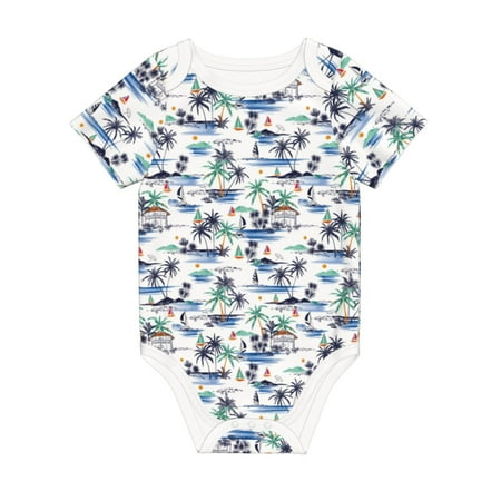 Coaee Hawaii Palms for Soft Cotton Baby Short-Sleeve Bodysuit Baby Girls Boys Bodysuit Romper
Coaee Hawaii Palms for Soft Cotton Baby Short-Sleeve Bodysuit Baby Girls Boys Bodysuit Romper