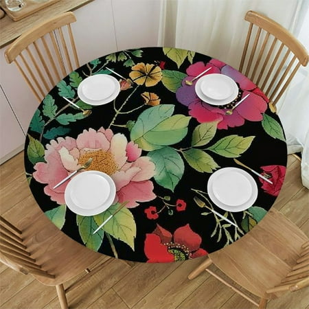Orinice Flowers Leaves Arts and Crafts Movement Round Table Cover Stain Resistant Washable Indoor Outdoor Tablecloth Kitchen Dining Wedding Parties Waterproof Fabric 100% Polyester 54-58
Orinice Flowers Leaves Arts and Crafts Movement Round Table Cover Stain Resistant Washable Indoor Outdoor Tablecloth Kitchen Dining Wedding Parties Waterproof Fabric 100% Polyester 54-58