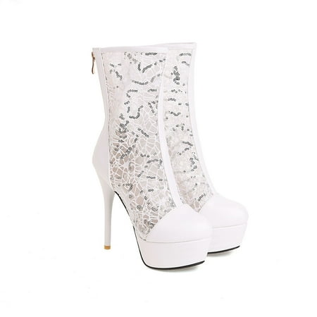 Cathalem Womens High Heel Pumps Size 15 2022 New Spring And Autumn Season Mesh Lace High Heeled Boots for Women Size 13 White 7
Cathalem Womens High Heel Pumps Size 15 2022 New Spring And Autumn Season Mesh Lace High Heeled Boots for Women Size 13 White 7