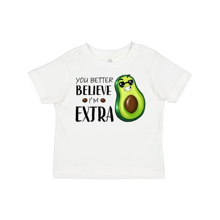 Inktastic You Better Believe I m Extra- Funny Avocado Guacamole Gift Toddler Boy or Toddler Girl T-Shirt
Inktastic You Better Believe I m Extra- Funny Avocado Guacamole Gift Toddler Boy or Toddler Girl T-Shirt