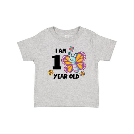 Inktastic I Am 1 Year Old Cute Smiling Butterfly with Flowers Gift Baby Girl T-Shirt
Inktastic I Am 1 Year Old Cute Smiling Butterfly with Flowers Gift Baby Girl T-Shirt