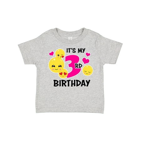 Inktastic Its My 3rd Birthday with Smiling Emoticons Gift Toddler Toddler Girl T-Shirt
Inktastic Its My 3rd Birthday with Smiling Emoticons Gift Toddler Toddler Girl T-Shirt