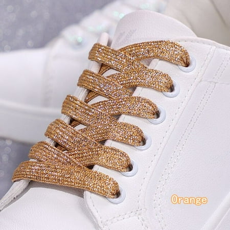 Colorful Shoelaces Glitter White Shoelaces of Sneakers Metallic Shiny Gold Shoelace Silver Flat Shoe Laces Sports Running Laces
Colorful Shoelaces Glitter White Shoelaces of Sneakers Metallic Shiny Gold Shoelace Silver Flat Shoe Laces Sports Running Laces