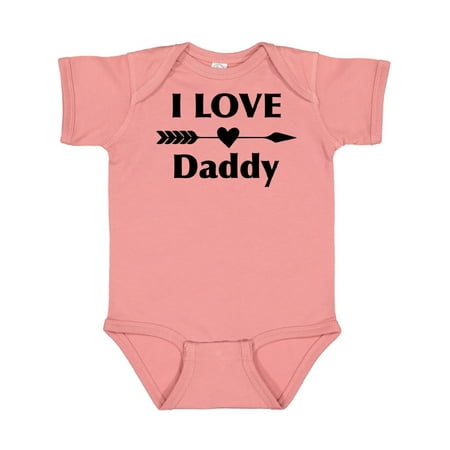 Inktastic I Love Daddy Gift Baby Boy or Baby Girl Bodysuit