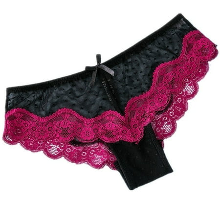ZHUASHUM Panties For Womens Lace Low Waist Mesh Floating Floating Transparent Bag Underwear Women Briefs
ZHUASHUM Panties For Womens Lace Low Waist Mesh Floating Floating Transparent Bag Underwear Women Briefs