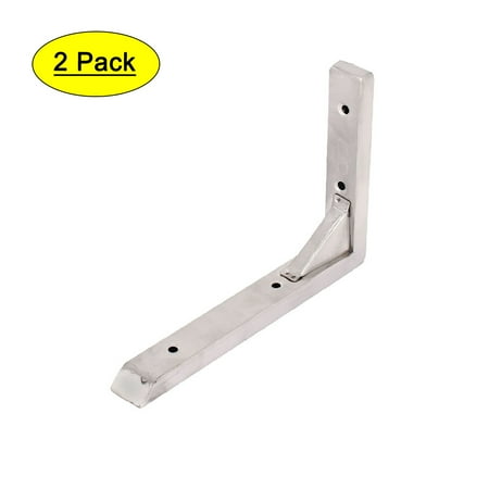 Unique Bargains 150mm x 100mm Stainless Steel L Shape Shelf Support Corner Angle Bracket 2 Pcs
Unique Bargains 150mm x 100mm Stainless Steel L Shape Shelf Support Corner Angle Bracket 2 Pcs