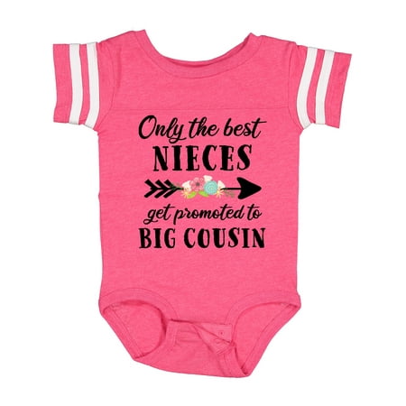 Inktastic Only the Best Nieces Get Promoted to Big Cousin Gift Baby Boy or Baby Girl Bodysuit
Inktastic Only the Best Nieces Get Promoted to Big Cousin Gift Baby Boy or Baby Girl Bodysuit