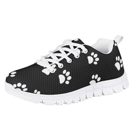Pzuqiu Dog Paw Black Sneakers for Girls Size 5 Lightweight Mesh Running Athletic Shoes Comfortable Walking Shoes Lace Up
Pzuqiu Dog Paw Black Sneakers for Girls Size 5 Lightweight Mesh Running Athletic Shoes Comfortable Walking Shoes Lace Up